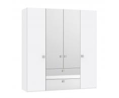 Z2 Drehtürenschrank 4-türig JUTZLER,Holz,Weiß