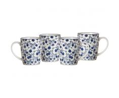 Ritzenhoff & Breker Kaffeebecher Royal Sakura 4er,Porzellan,blau