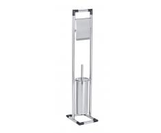 Zurbrüggen Stand WC-Garnitur Lonigo,Edelstahl,silber