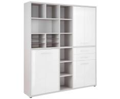XORA Anbauwand SET +,Holznachbildung,grau