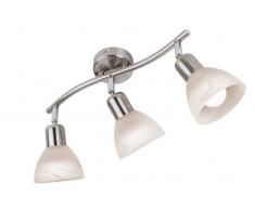 Nino Leuchten LED Spot 3-flg. Daytona,Metall,silber