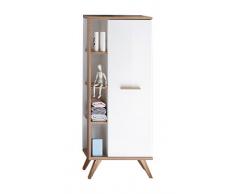 Pelipal Midischrank NOVENTA,Holznachbildung,weiss/braun