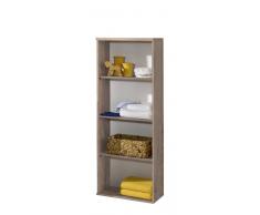 MyBaby Standregal TONI,Holznachbildung,weiß/grau