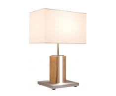 Nino Leuchten LED Tischleuchte FOREST,Holz,eiche
