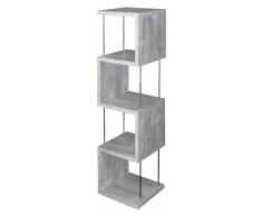 Z2 Standregal RIFF,Holznachbildung,beton