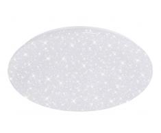 Briloner LED Deckenleuchte, Sternendeko,Kunststoff,Weiß