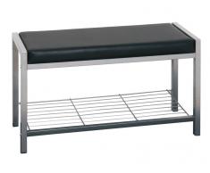 BOXXX Garderobenbank Enya,Aluminium,schwarz