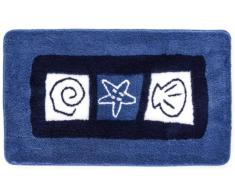 Meusch Badteppich SYLT 55x65cm,Polyacryl,blau