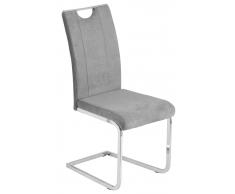 Z2 Freischwinger JENNY,Microfaser,grau