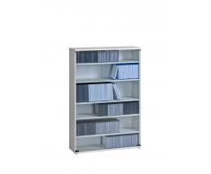Cantus CD/DVD-Regal MEDIENREGALE,Holznachbildung,Weiß