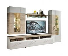 Z2 Wohnwand SPIRIT,MDF,Weiß