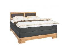 Linea Natura Boxspringbett COUNTRY,Massivholz,braun