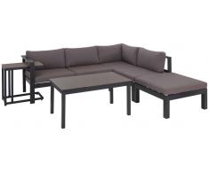 Amatio Lounge-Set Tulle,Aluminium,grau