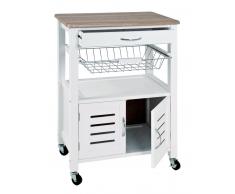 Zurbrüggen Küchenwagen,MDF,Weiß