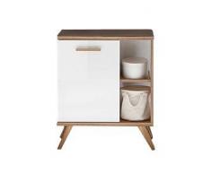 Pelipal Waschbeckenunterschrank NOVENTA,Holznachbildung,weiss/braun