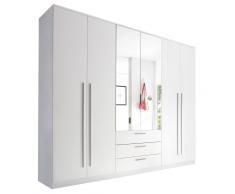 Z2 Drehtürenschrank 6-türig NEPTUN,Holznachbildung,Weiß