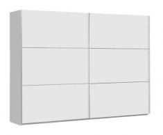Ti´me Schwebetürenschrank 2-türig LAUSANNE,Holznachbildung,Weiß
