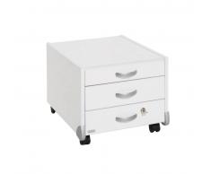 Paidi Rollcontainer DIEGO GT,Holznachbildung,Weiß