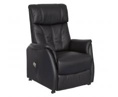 Comfortino Fernsehsessel PORTLAND,Leder,schwarz