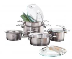 Fissler Topfset 'solea' 5-teilig (KT SOLEA,Edelstahl,silber