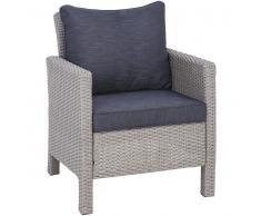 Ambia Gartensessel SMOKEY,Kunststoff,grau