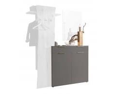 Dieter Knoll Schuhschrank CELONA,Holznachbildung,schlamm