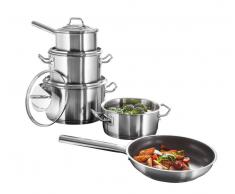 Homeware Topfset 5 tlg.,Edelstahl,verchromt