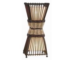 Nino Leuchten Tischleuchte 2-flg. Bamboo,Holz,braun