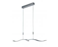 B-Leuchten LED-Pendelleuchte WINGS,Nickel matt,chrom