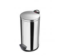 Hailo Tret-Abfallsammler 19L Edelsta,Edelstahl,silber