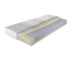 Voleo 7-Zonen Micro-TFK-Matratze H2 Mesa,Federkern,Weiß