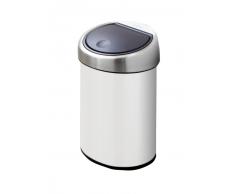 Brabantia 3L-Abfalleimer TOUCH BIN-Weiß BIN,Edelstahl,Weiß