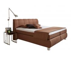 Z2 Boxspringbett LEXOS,Stoff,braun