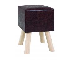 Zurbrüggen Hocker,Massivholz,natur