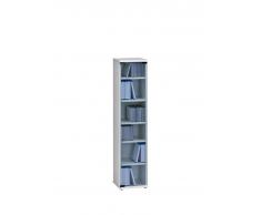 Cantus CD/DVD-Regal MEDIENREGALE,Holznachbildung,Weiß