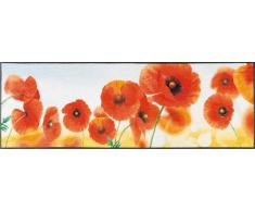 Kleen-Tex Fußmatte Sunny Poppy,Polyamid,rot