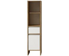 Pelipal Midischrank WELS,Holznachbildung,weiss/braun