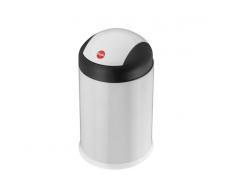Hailo Stand-Kosmetikeimer 4L weiß,Stahl