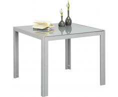 XORA Gartentisch HOUSTON,Glas,silber