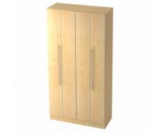 Falttürenschrank SIGNA G 7400 5 OH mit Relinggriff Kunststoff Ahorn