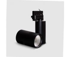 Schwarzer LED-Strahler Giol für Schienensystem