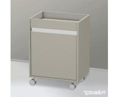 Duravit Ketho Rollcontainer B: 50 H: 67 T: 36 cm, 1 Tür, Anschlag links Front terra / Korpus terra KT2530L1414