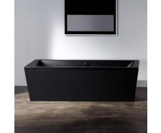 Kaldewei Conoduo 733-7 Freistehende Rechteck-Badewanne m. Verkleidung L: 180 B: 80 H: 59 cm lavaschwarz matt 235148050717