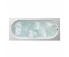 Villeroy & Boch Oberon Solo Rechteck Badewanne mit Whirlpoolsystem L: 180 B: 80 cm weiß mit CombiPool Comfort UCC180OBE2A1V01, EEK: A+. Dieser Whirlpool enthält eingebaute LED-Lampen. A++ (LED), A+ (LED), A (LED). Die Lampen können in dem Whirlpool...