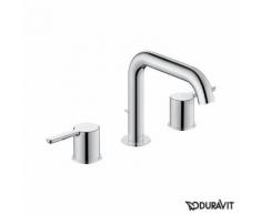 Duravit C.1 3-Loch-Waschtischarmatur mit Ablaufgarnitur, Ausladung: 160 mm C11060006010