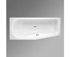 Bette Luna Raumspar Badewanne L: 170 B: 75 H: 45 cm, Fußende rechts weiß, mit BetteGlasur Plus 2760-000PLUS