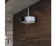 RIBAG ARVA Draft & Craft LED Pendelleuchte mit Linse 2700k Ø 14 H: 250 cm, schwarz/lava 4111.120.27.13+4111.120.01.2, EEK: A+
