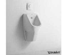 Duravit D-Code Urinal B: 30,5 H: 56,5 T: 29 cm, rimless, Zulauf von hinten weiß 0829300000