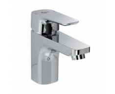 Ideal Standard CeraPlan III Einhebel-Waschtischarmatur 145 mit Durchflussbegrenzer mit Ablaufgarnitur B0773AA