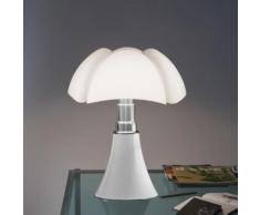 Martinelli Luce Minipipistrello LED Tischleuchte Ø 27 H: 35 cm, opal weiß/weiß 620/J/BI, EEK: A+. Diese Leuchte enthält eingebaute LED-Lampen. A++ (LED), A+ (LED), A (LED). Die Lampen können in der Leuchte nicht ausgetauscht werden.